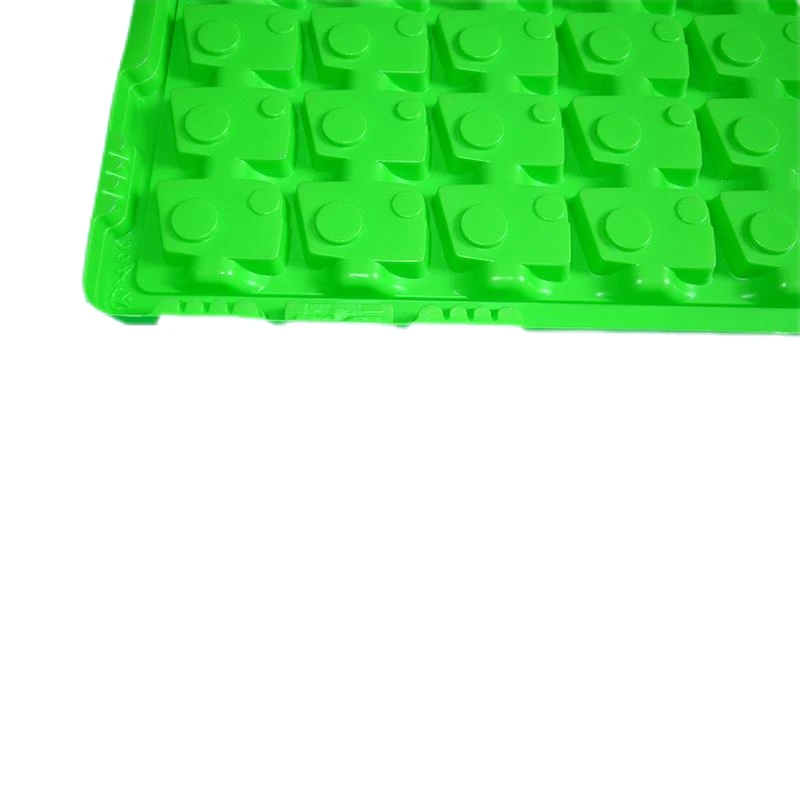 Plastic Green Transport Tray Customized for Electronic Parts