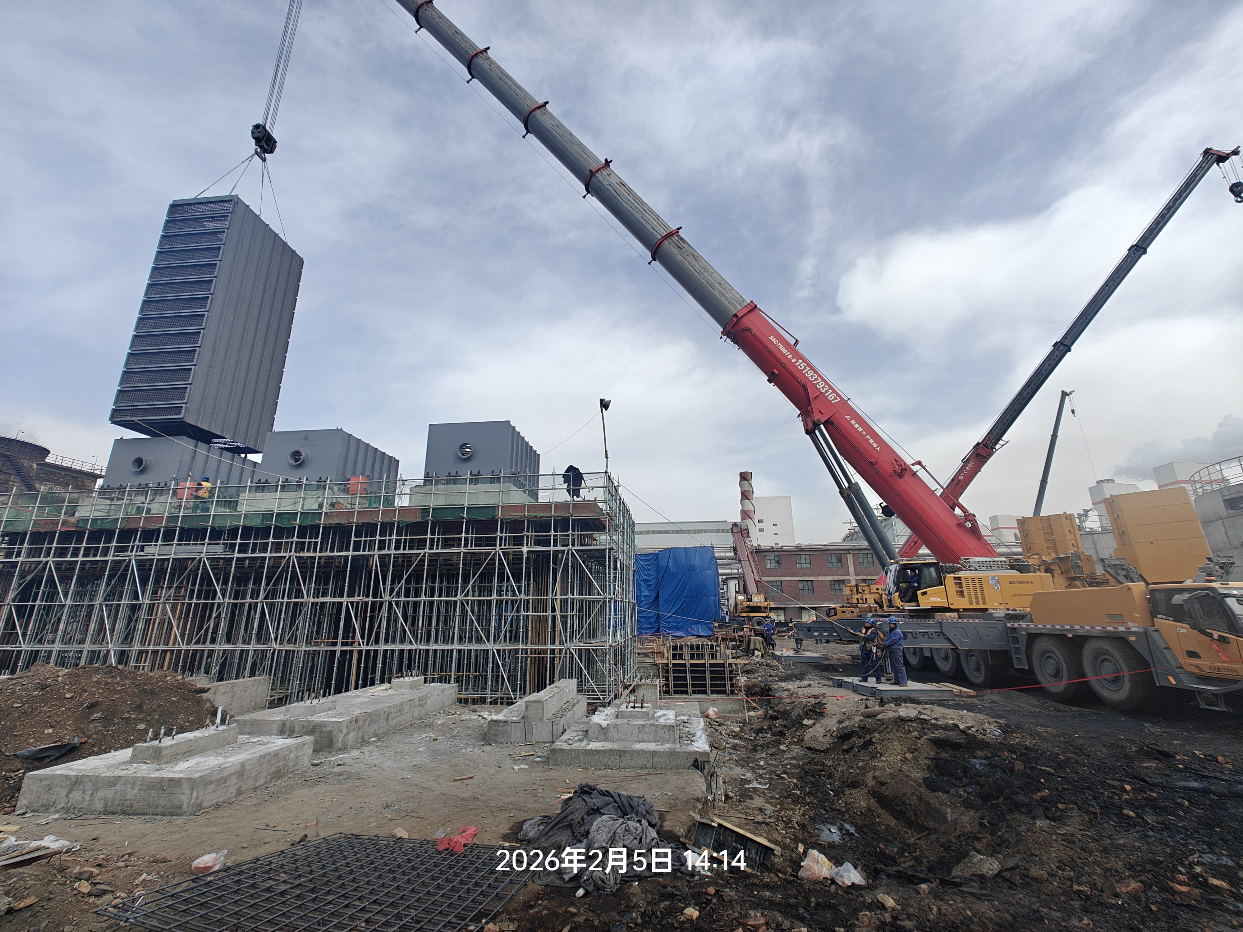 Разработано для первой системы охлаждения — башня первичного газового охладителя A на объекте JISCO