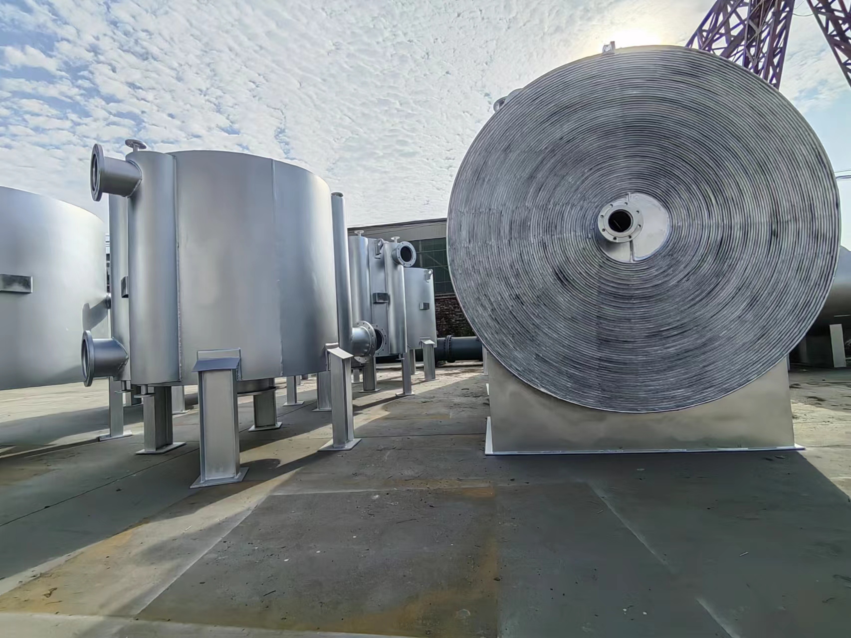 Спиральный пластинчатый теплообменник