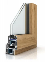 E70 uPVC/Vinyl Casement Door