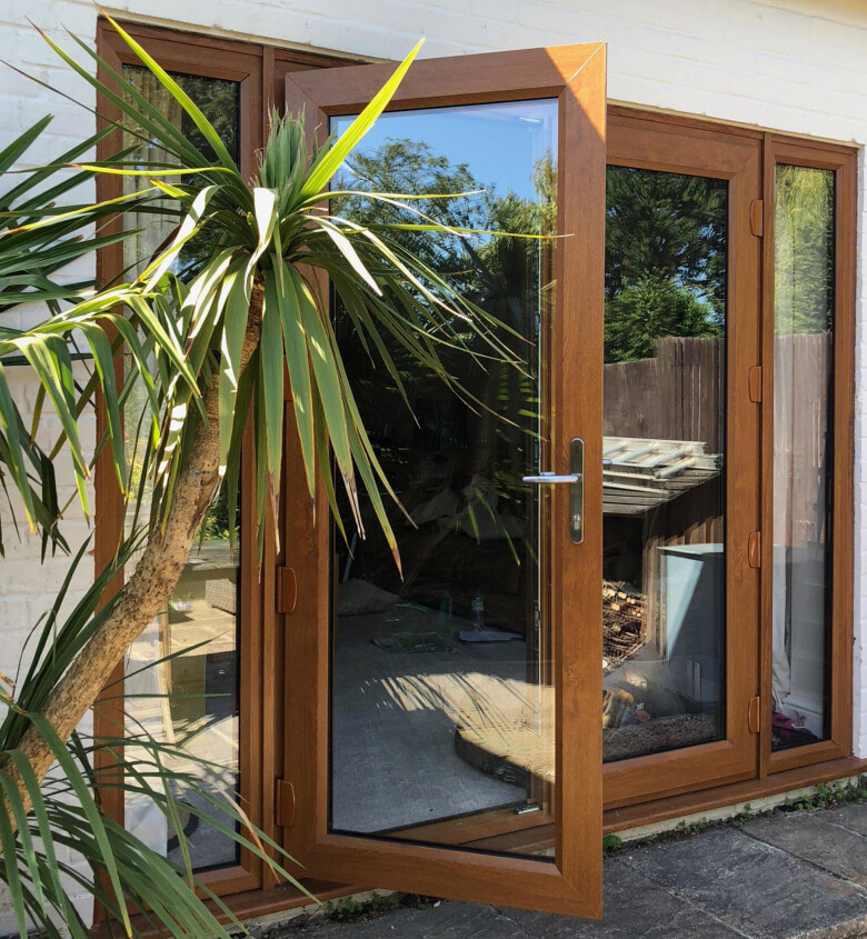 E70 uPVC/Vinyl Casement Door