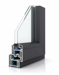 D70 uPVC/Vinyl Tilt and Turn Door