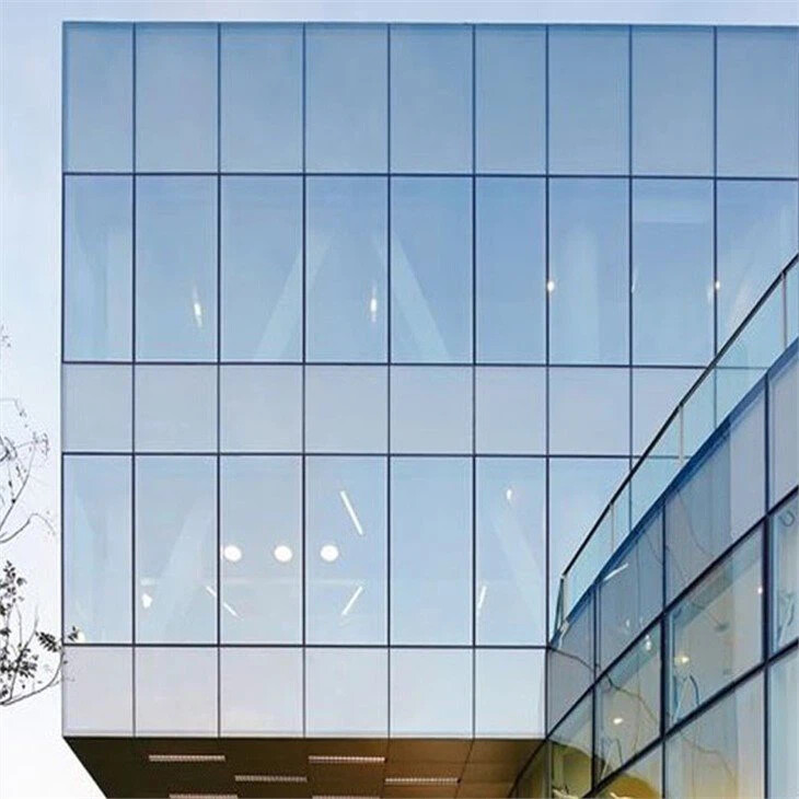 Semi-Exposed Glass Curtain Wall