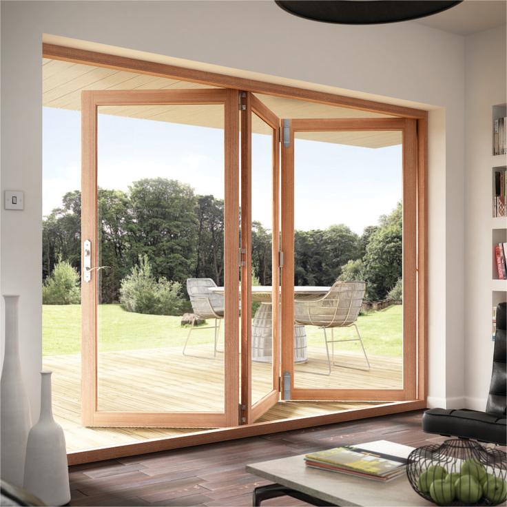 DF68 Stylish Aluminum Folding Windows and Doors