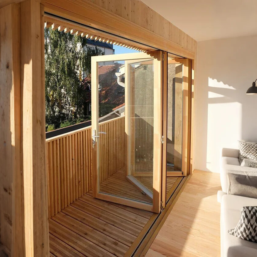 MF75 Unique Aluminum Louvred Folding Windows and Doors