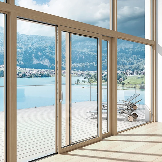 E195 Tightly Sealed uPVC/Vinyl Lift and Slide Door