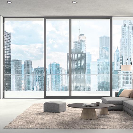 E195 Tightly Sealed uPVC/Vinyl Lift and Slide door