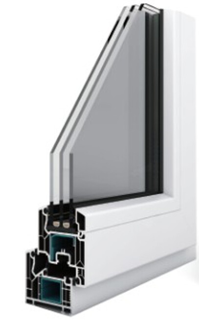 White profile sample corner