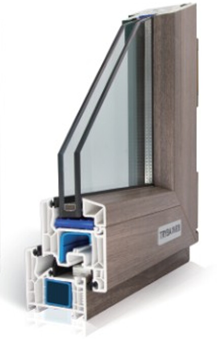 Coffee-colored profile sample corners