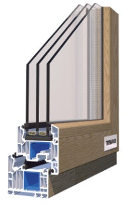 Wood grain color profile sample corners