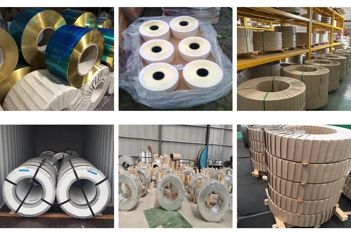 brass coil packing