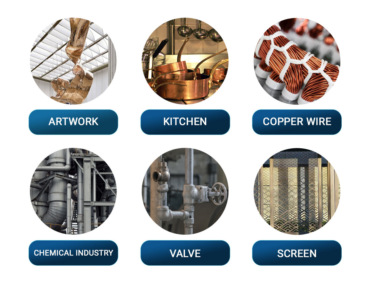 copper plate application