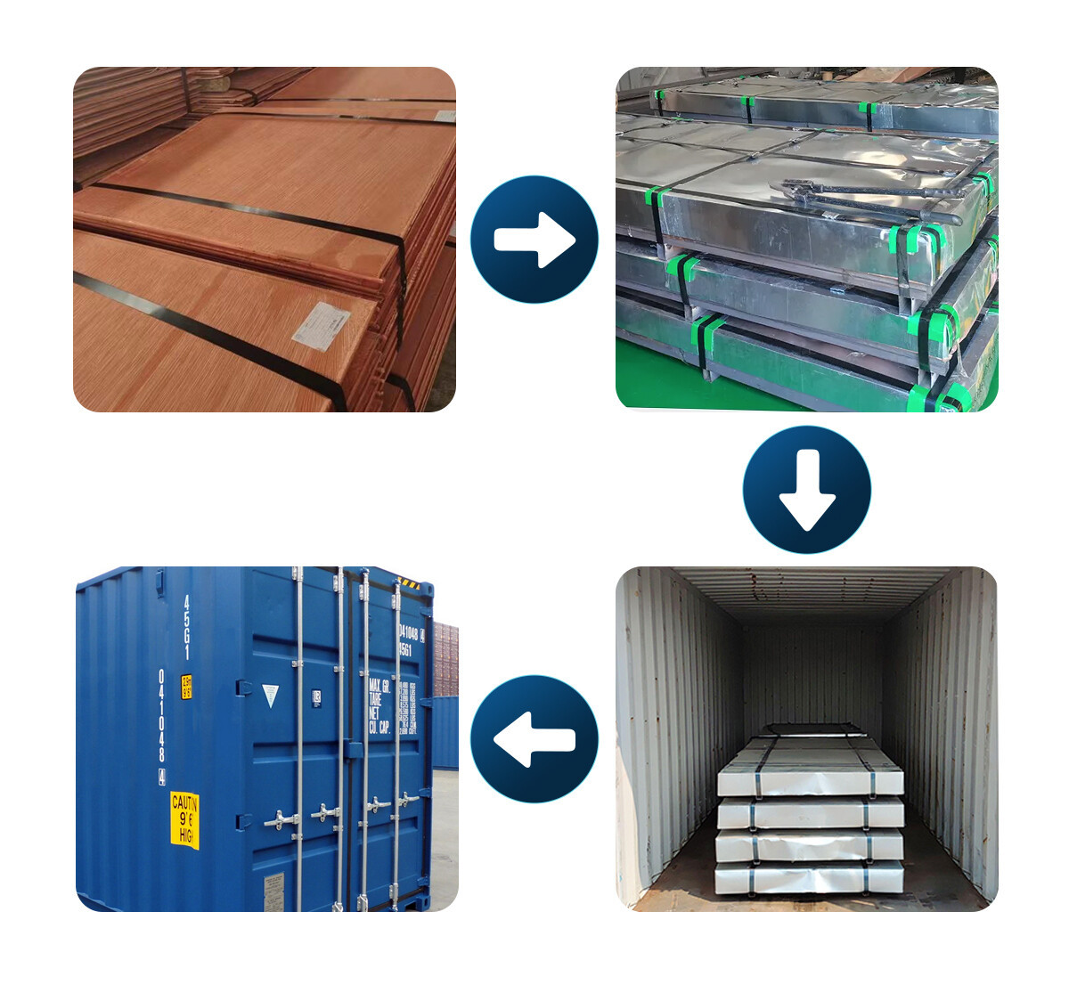 copper plate packing