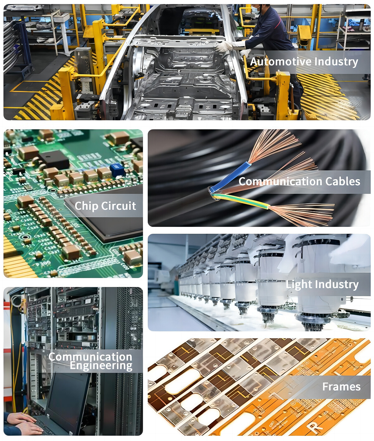 copper strip application