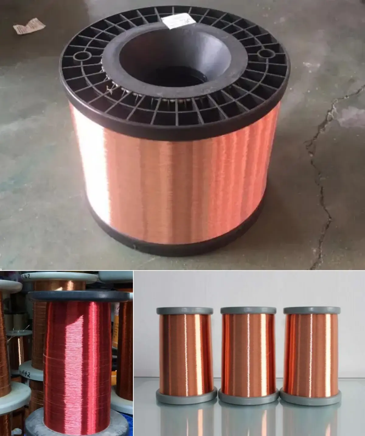 Enamelled copper wire