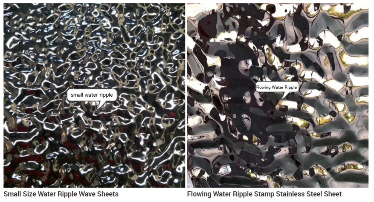 Stainless steel water corrugated plate detail Stainless steel water corrugated plate detail