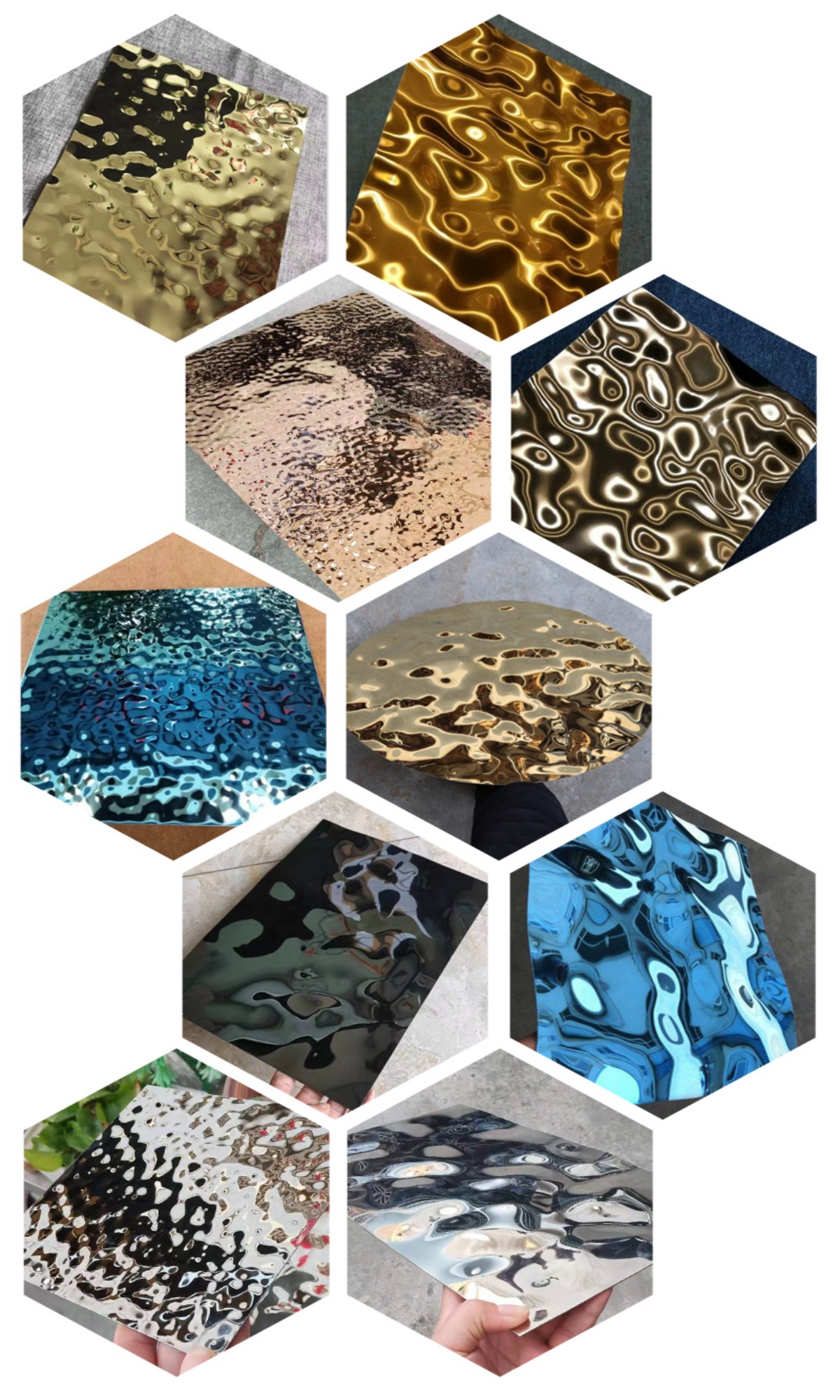 Stainless steel water corrugated plate detail Stainless steel water corrugated plate detail