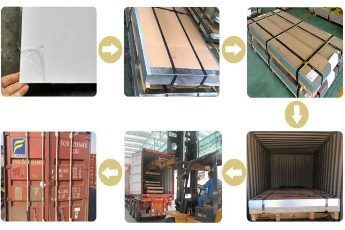 Stainless steel plate packing