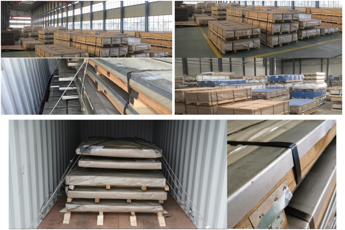Stainless steel plate packing