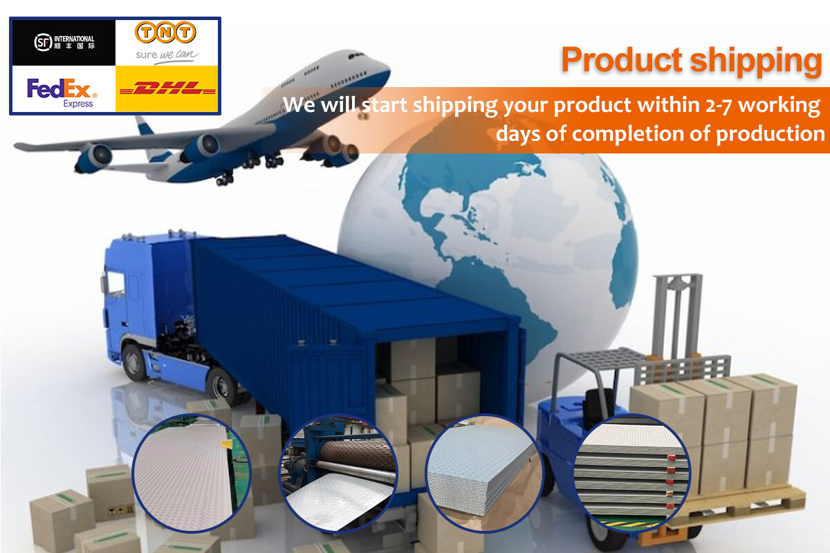 Stainless steel patterned plate transportation Stainless steel patterned plate transportation