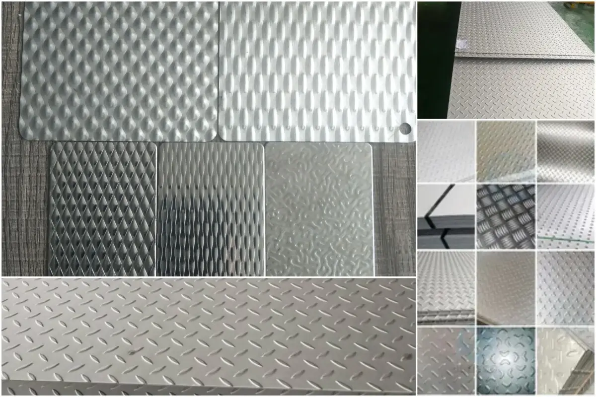 Stainless steel patterned plate