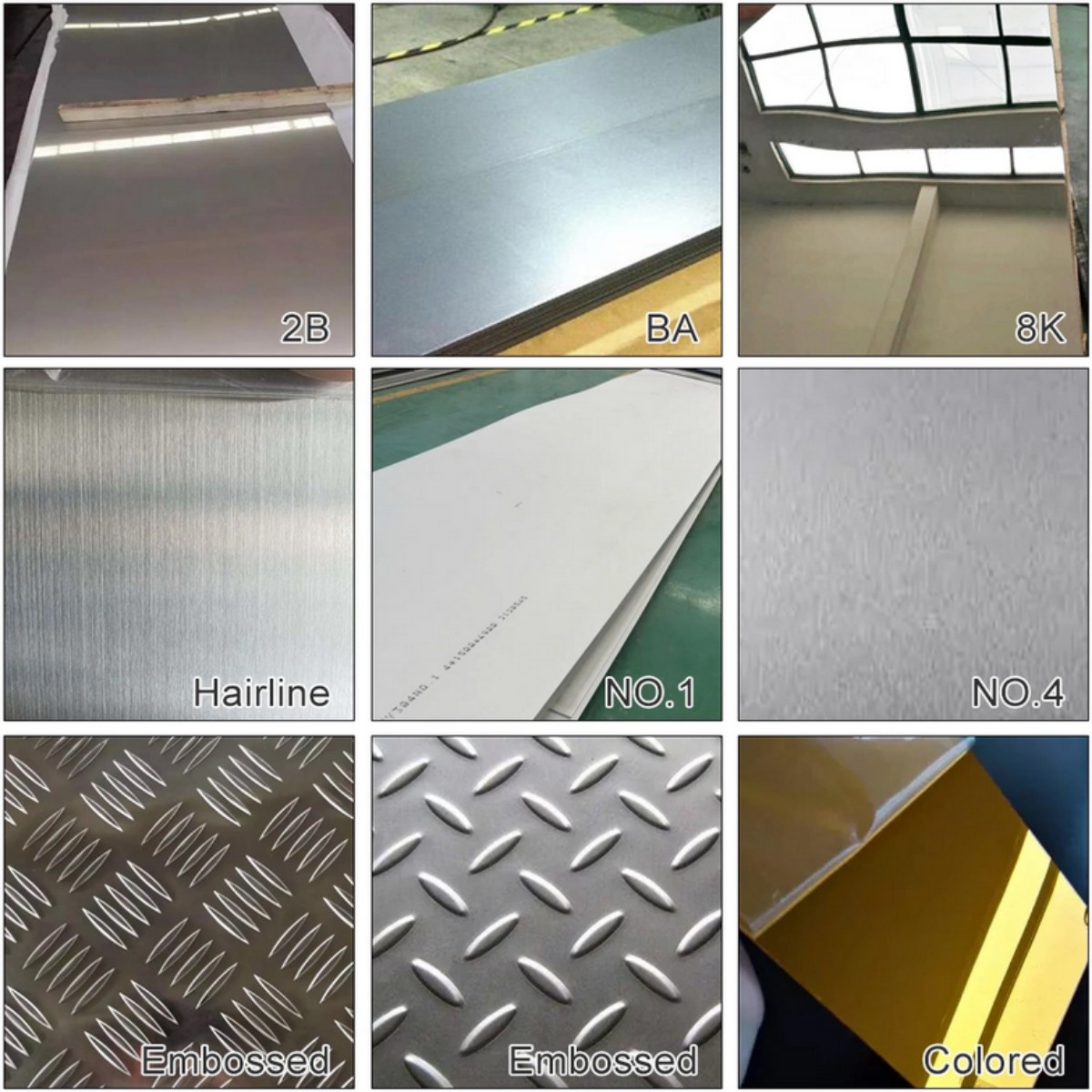 stainless steel plate surface