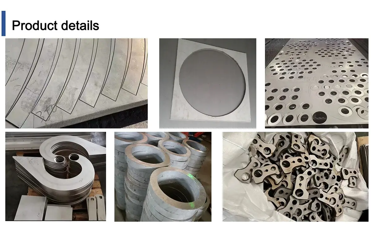 stainless steel round plate cutting