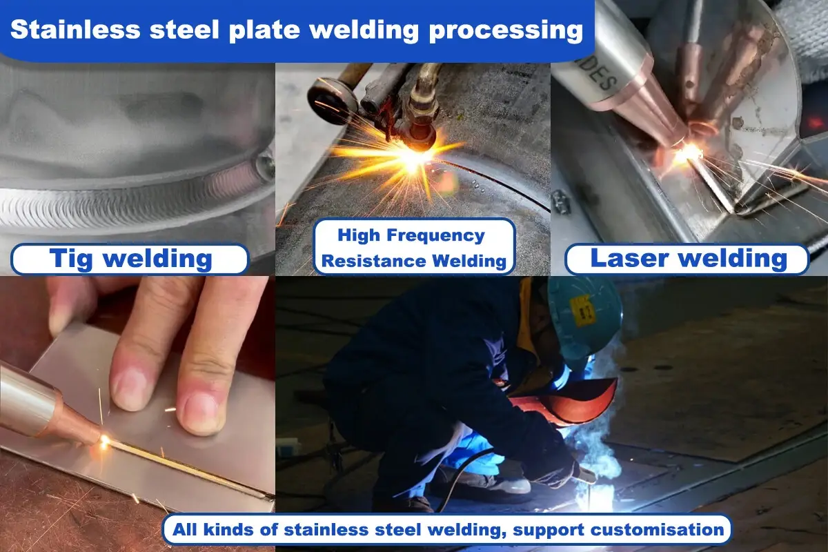 stainless steel round plate cutting