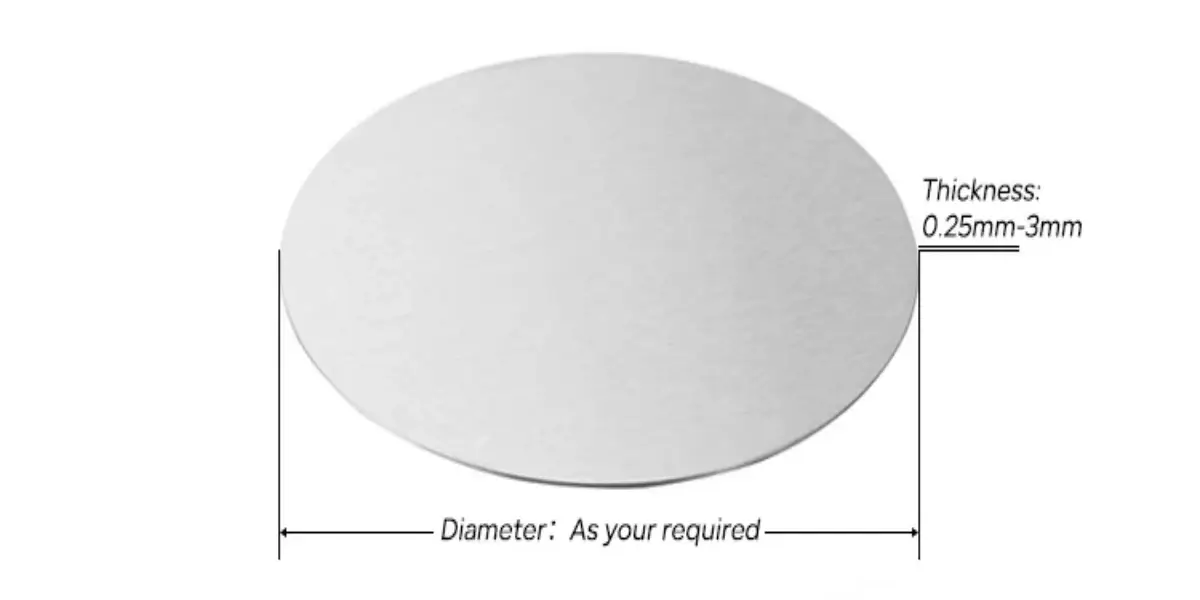 stainless steel round plate