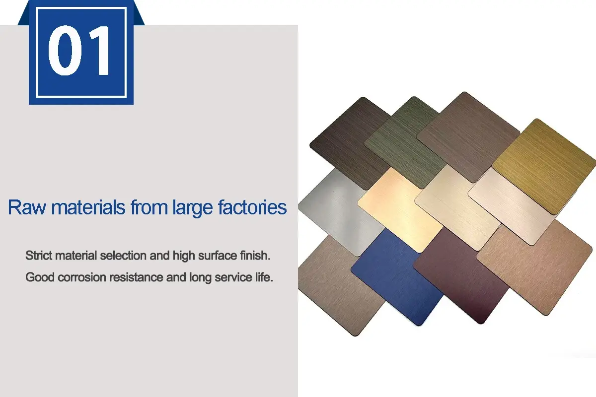 stainless steel color plate