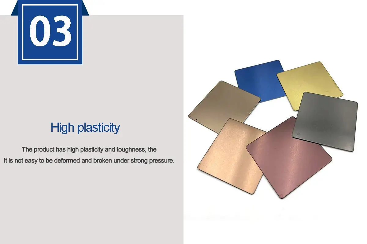 stainless steel color plate