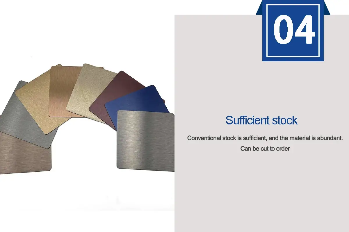 stainless steel color plate