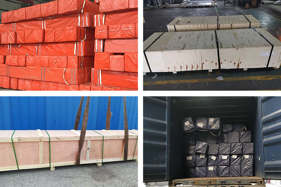 stainless steel square pipe packing stainless steel square pipe packing