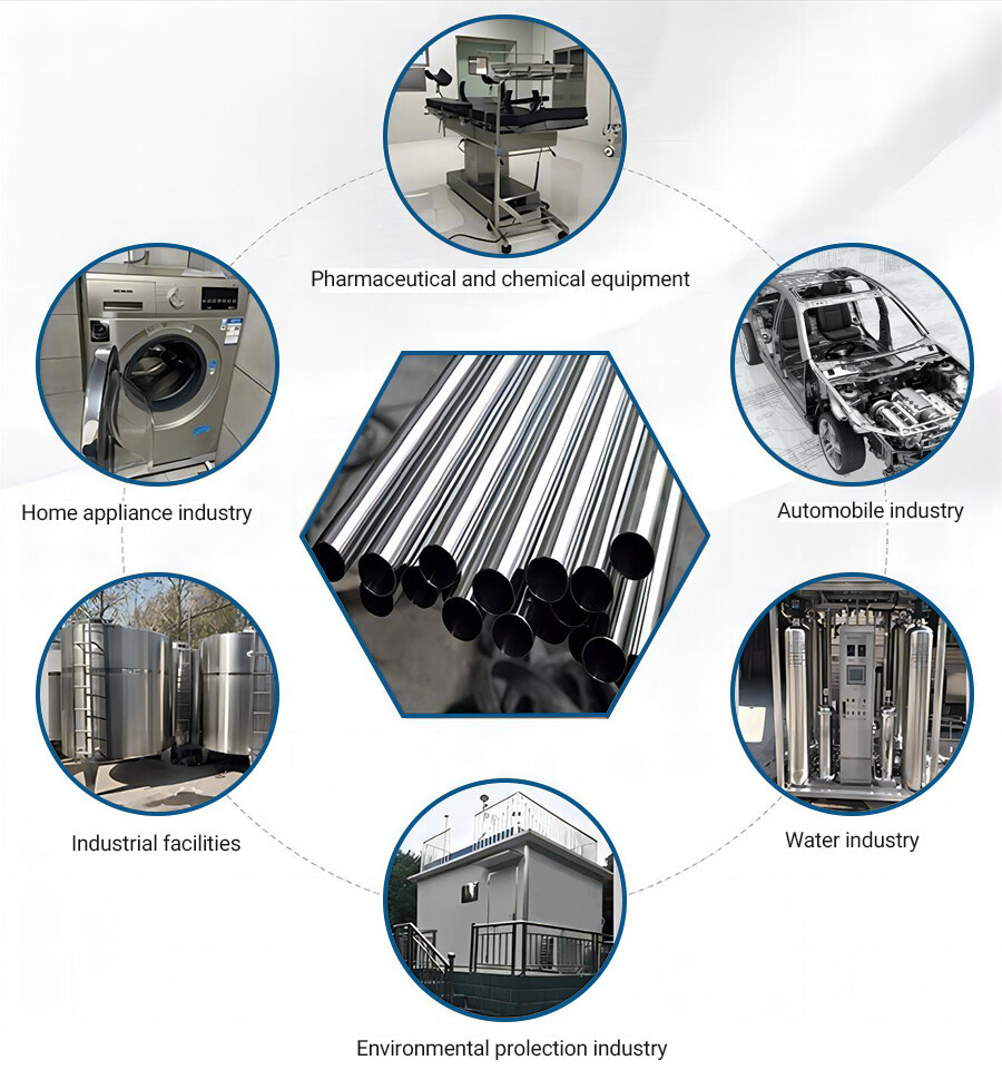 stainless steel pipe application