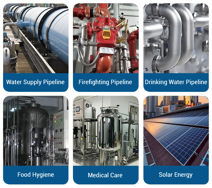 stainless steel pipe application