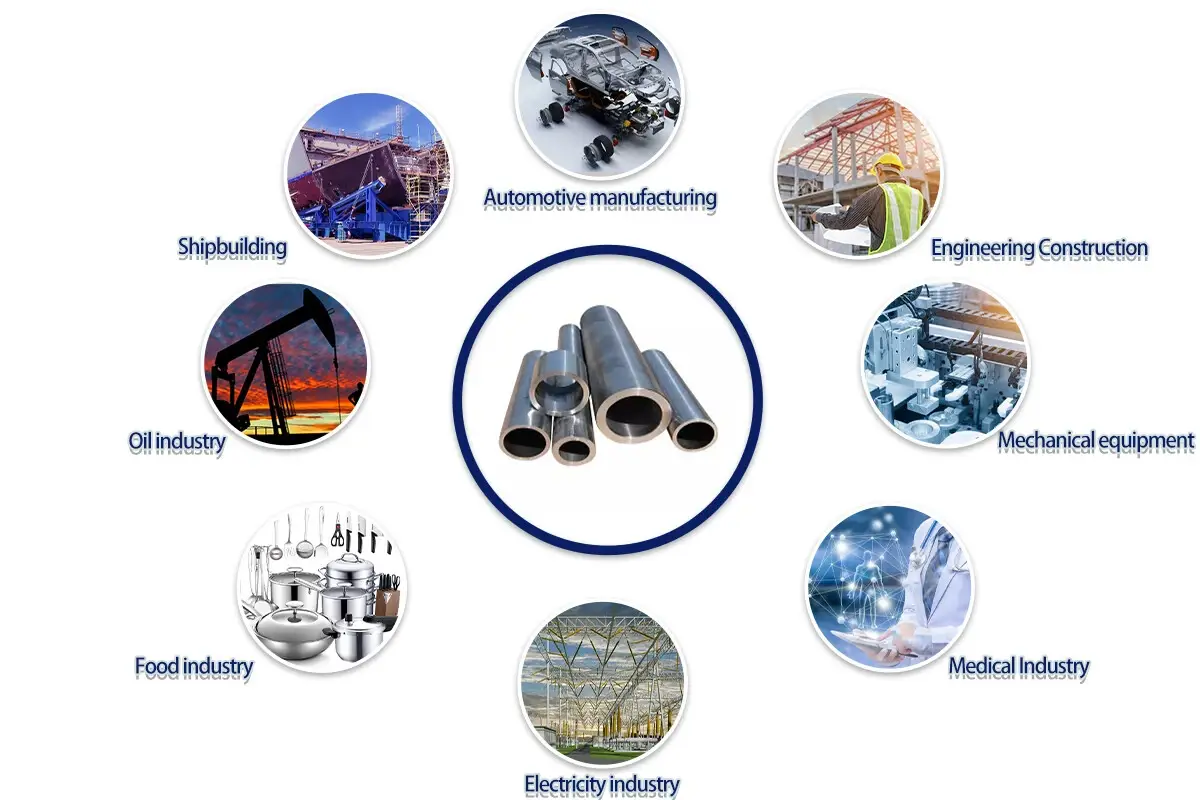 stainless steel pipe application