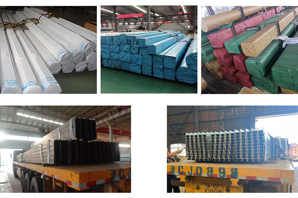 stainless steel h beam packing stainless steel h beam packing