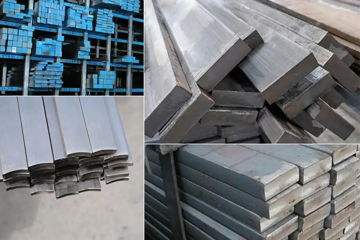 stainless steel flat bar detail display