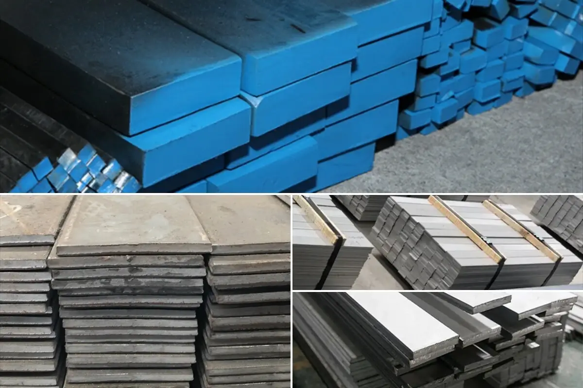 stainless steel flat bar detail display