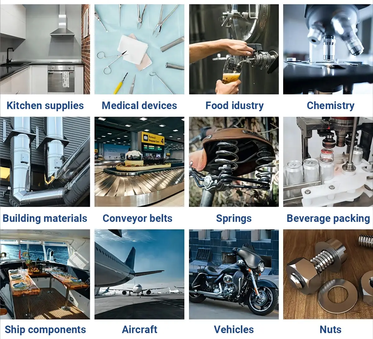 stainless steel strip application