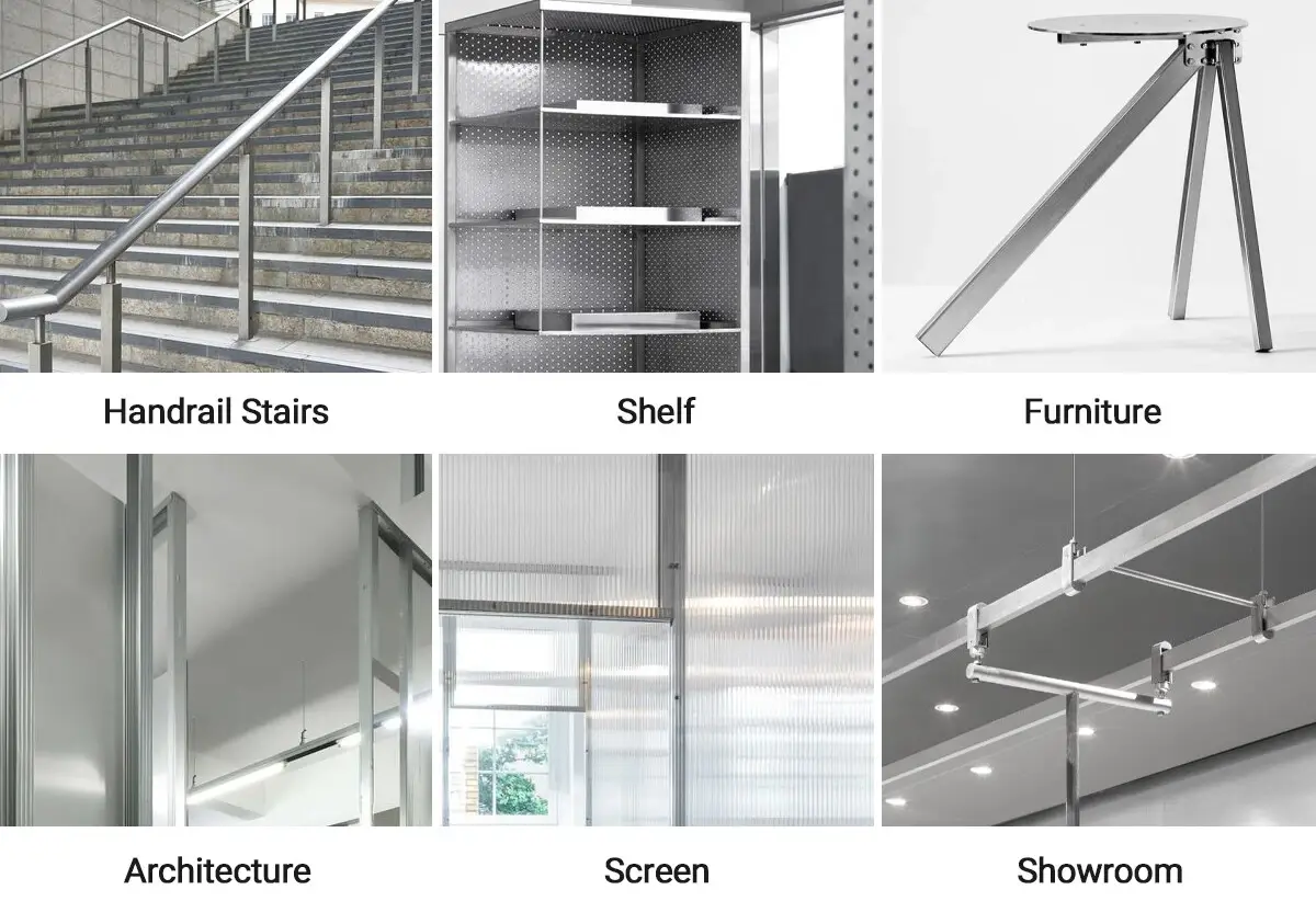 stainless steel square pipe application