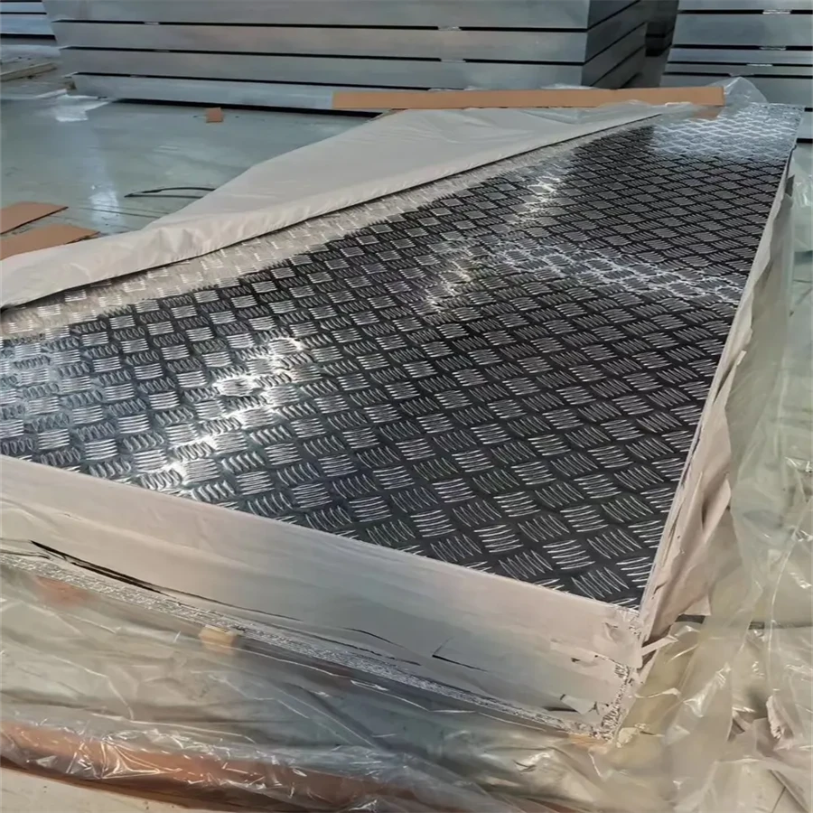 1050 H14 checkered aluminium plate