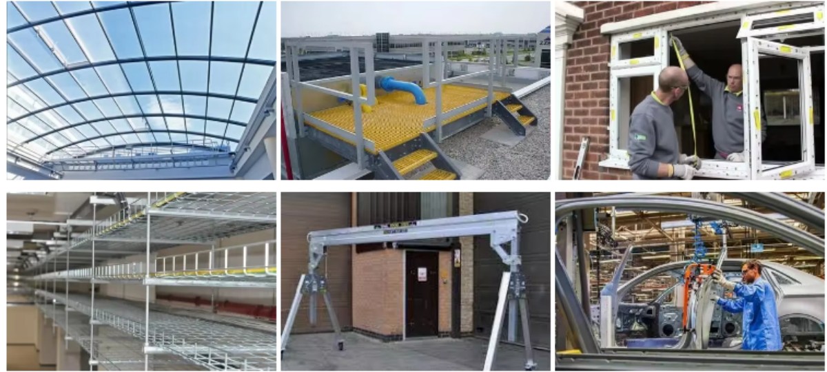 aluminum square pipe application aluminum square pipe application