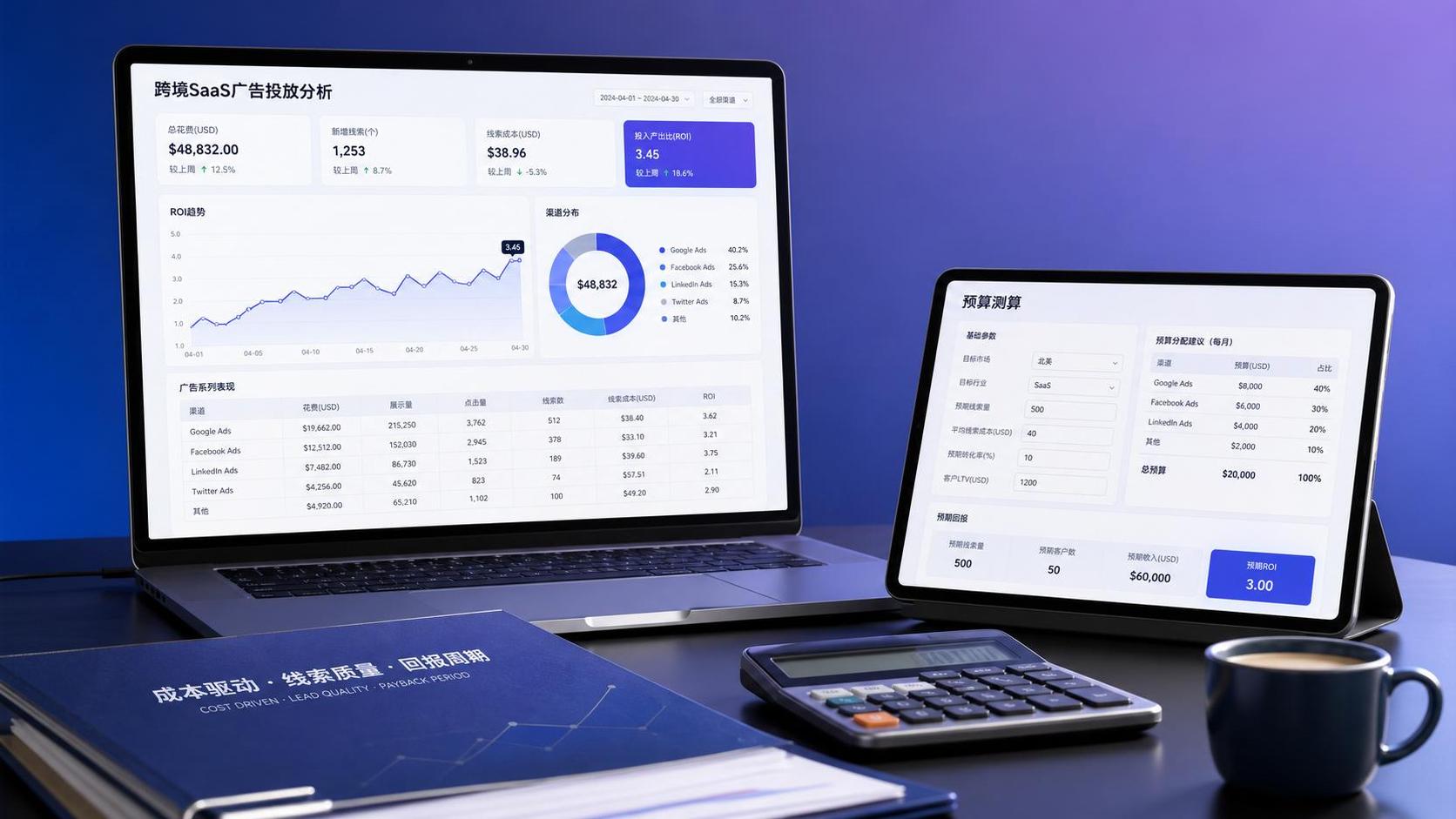 How to Budget 谷歌广告 for Cross-Border SaaS: Cost Drivers and ROI Checks