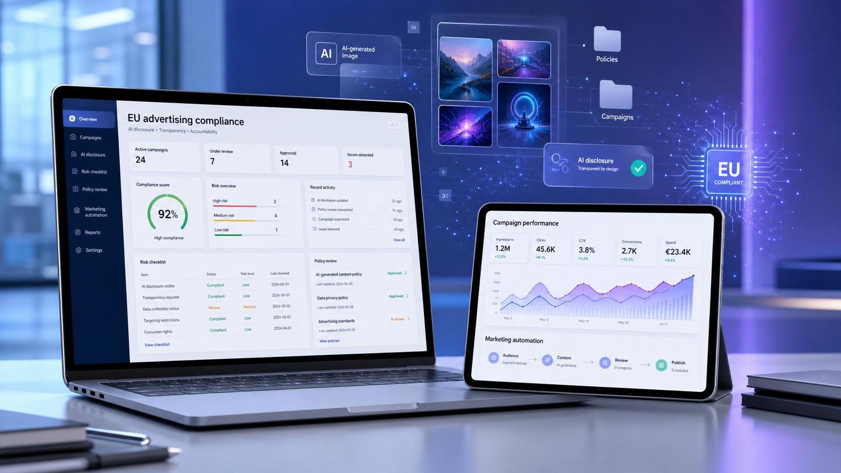 Google Ads Sets Mandatory EU AI Ad Disclosure