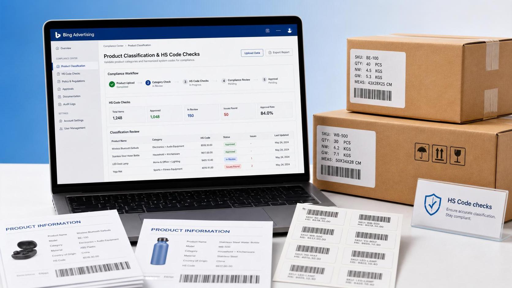 Bing Advertising Adds HS Code Checks in v2.3