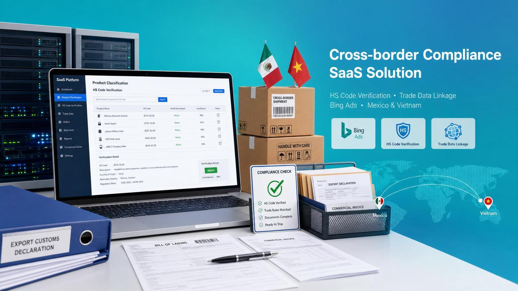 Bing Ads HS Code Check Adds Mexico, Vietnam