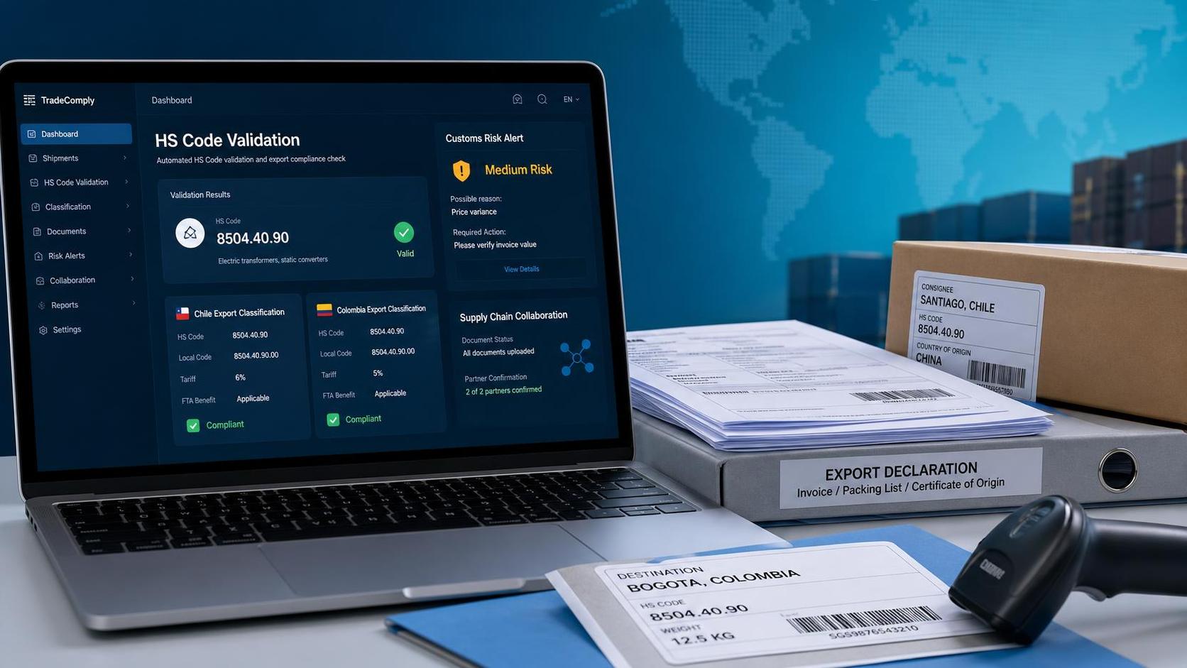 Bing Adds HS Code Check for Chile and Colombia