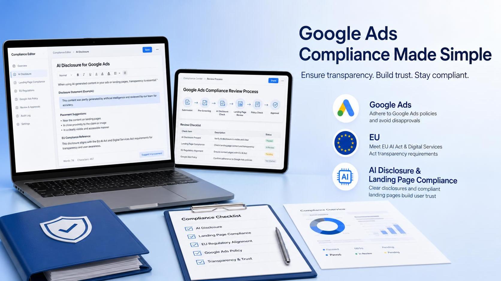 Google Ads Adds EU AI Label Requirement