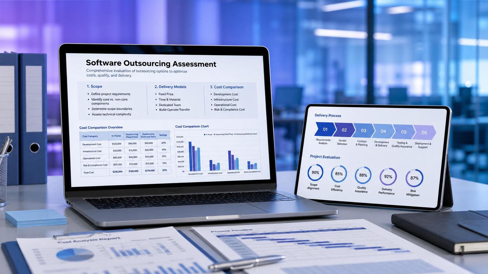 Software Outsourcing Services: How to Compare Scope, Delivery Model, and Cost
